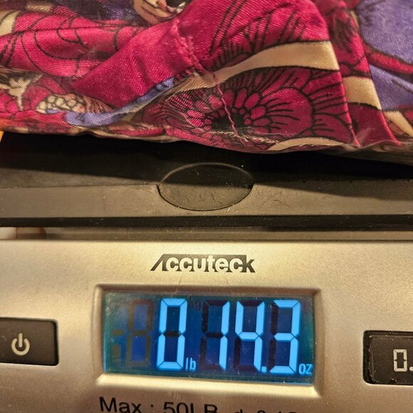 Amoureuse 2-Piece Satin Pajama Set 3X Floral Button Shirt Elastic Waist Pants - Picture 15 of 15